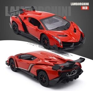 LAMBORGHINI VENEMO RED RACING CAR REMOTE CONTROL